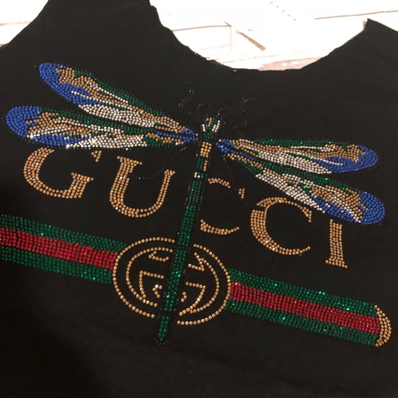 gucci dragonfly shirt